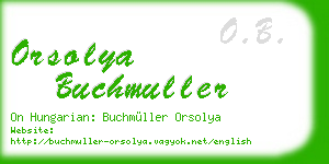 orsolya buchmuller business card